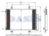 AKS DASIS 322028N Condenser, air conditioning